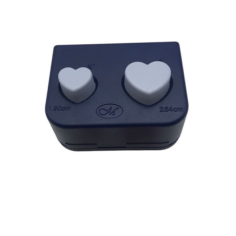 Creative Memories Mini Heart 3/4‎ & 1 inch Punch in original box